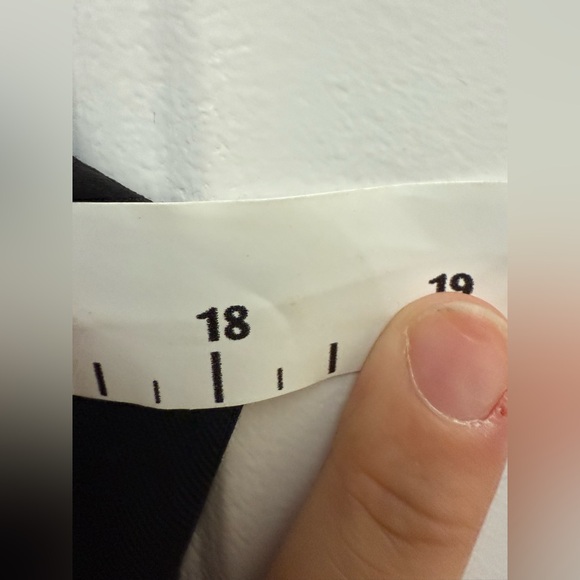 Chelsea28 Black Sheath Wool Blend Knee Length Dress Size 2 Pockets Office - Picture 7 of 9